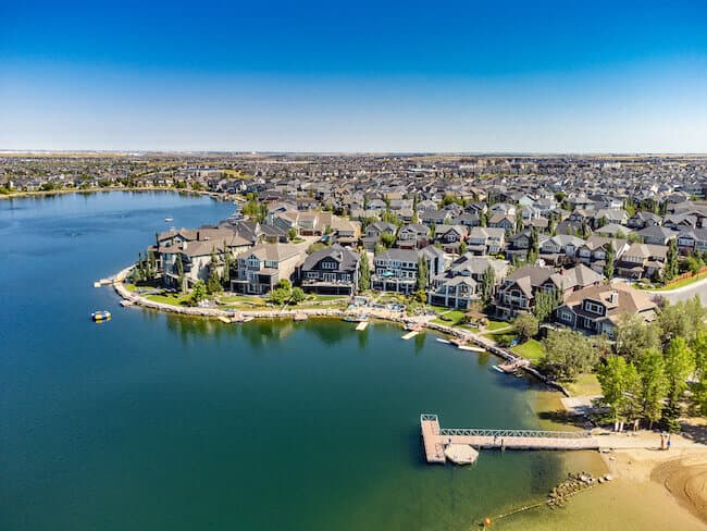 Auburn Bay waterfront