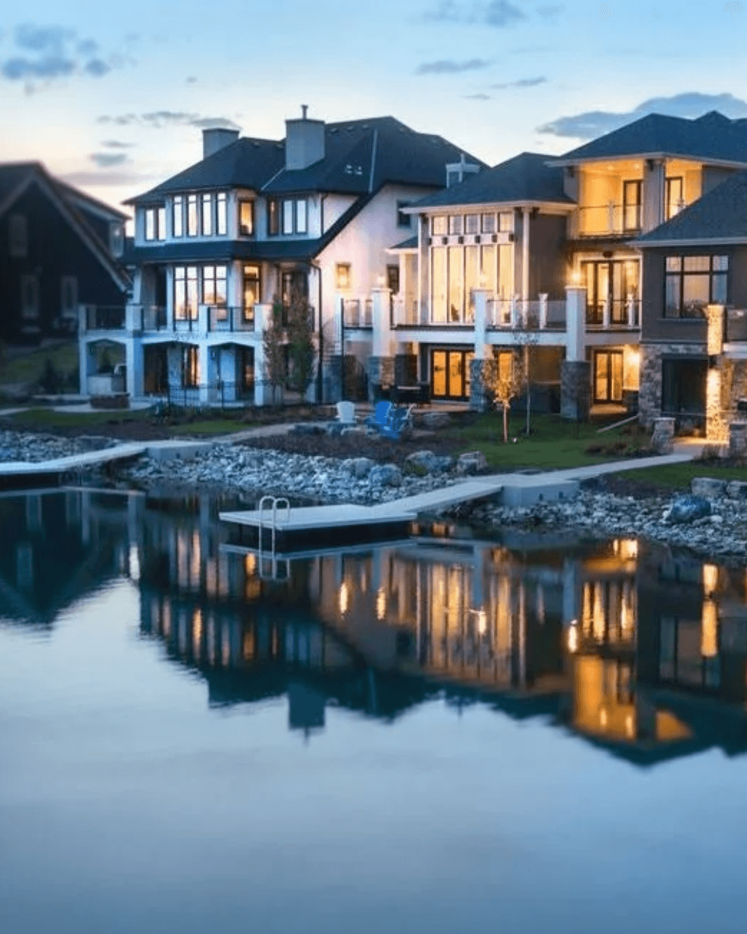 Calgary family walking toward a home